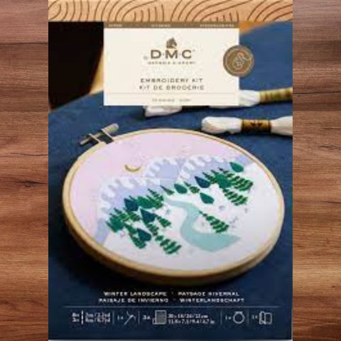 DMC Embroidery Kit - Winter Landscape