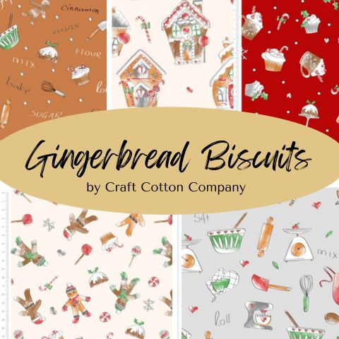 Gingerbread Biscuits by Debbie Shore for Craft Cotton Company