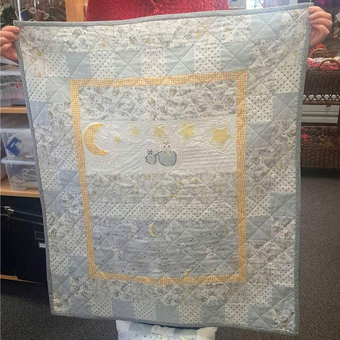 Easy First Quilt for Baby