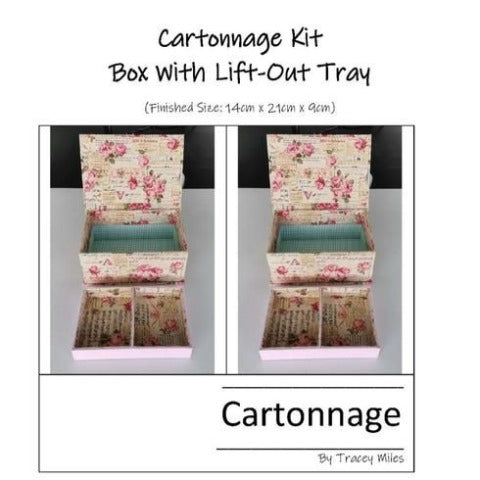 Cartonnage Kit - Large Box with Lift-Out Tray