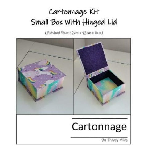 Cartonnage Kit - Small Box with Hinged Lid