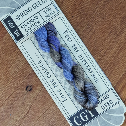 Cottage Garden Stranded Cotton  Purple/Blue/ Teal
