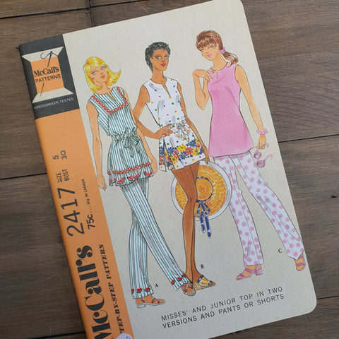 McCalls Vintage Pattern Notebook