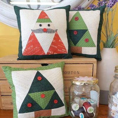 Santa and Tree Pillows Kit