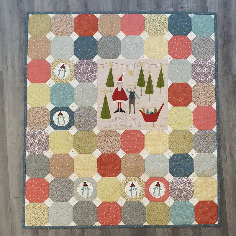 Hatched and Patched - Merry Christmas Wall Hanging