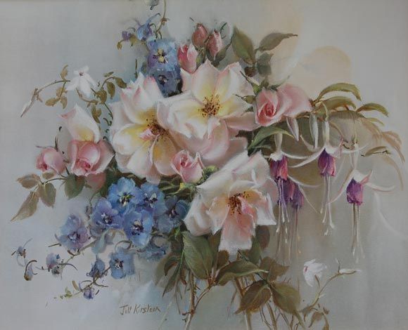 Embroidery Panels - Jill Kirstein Watercolours