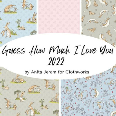 Guess How Much I Love You 2022 by Anita Jeram for Clothworks
