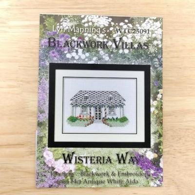 Lyn Manning Cross Stitch Kits - Blackwork Villas Series