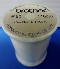 Brother White  Bobbin Thread 1100m